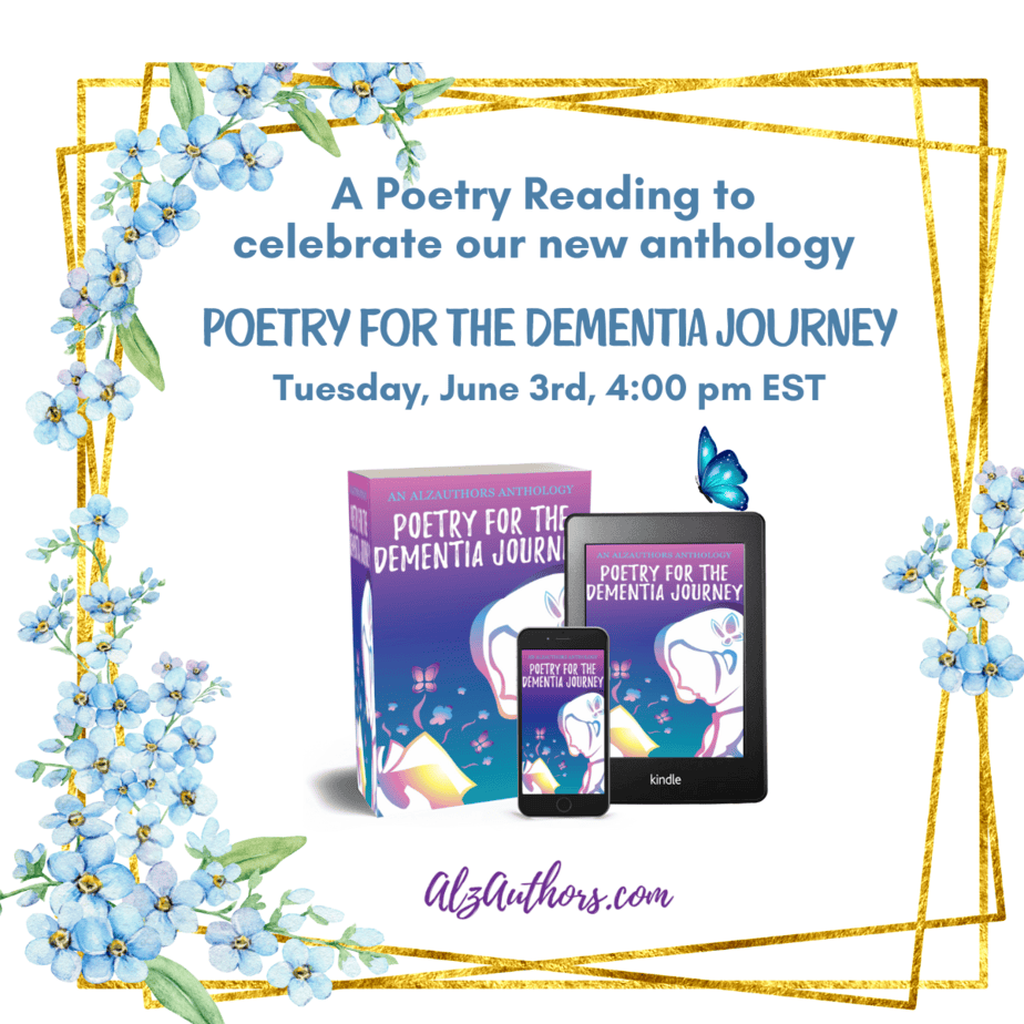 Invitation to AlzAuthors poetry reading