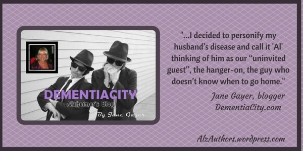 About Jane Gayer, Alzheimer's blogger: Dementia City