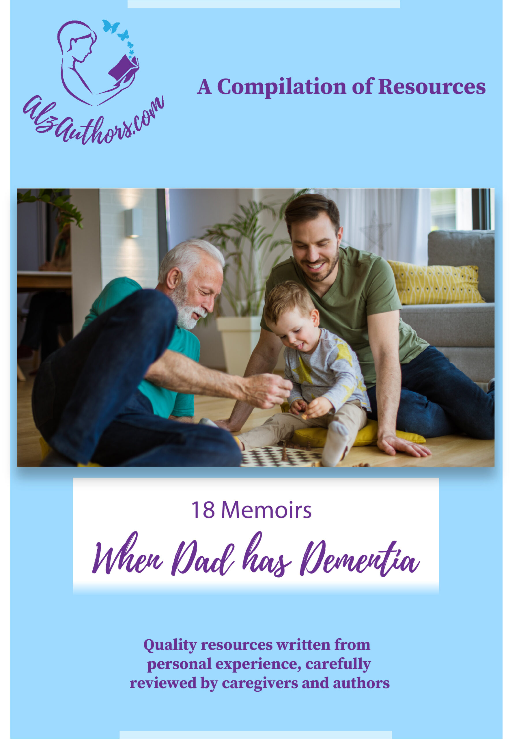 Cover for When Dad Has Dementia, a compilation from AlzAuthors